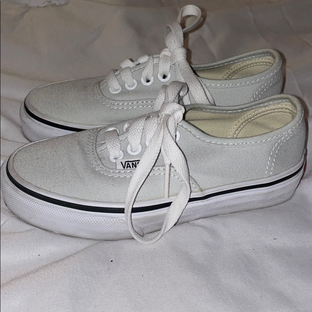 Almost brand new kids Vans shoes